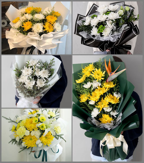 河北石家庄赞皇县土门乡白事花束代送